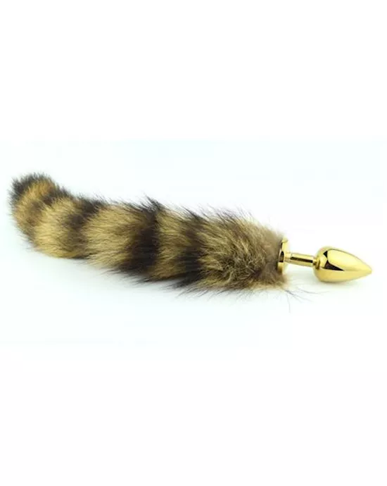 Fox Tail Buttplug Gold