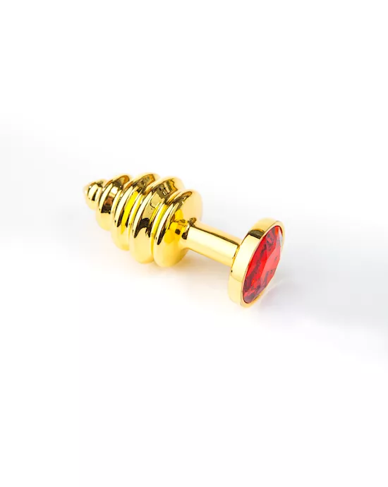 Gemmed Ruby Buttplug Small