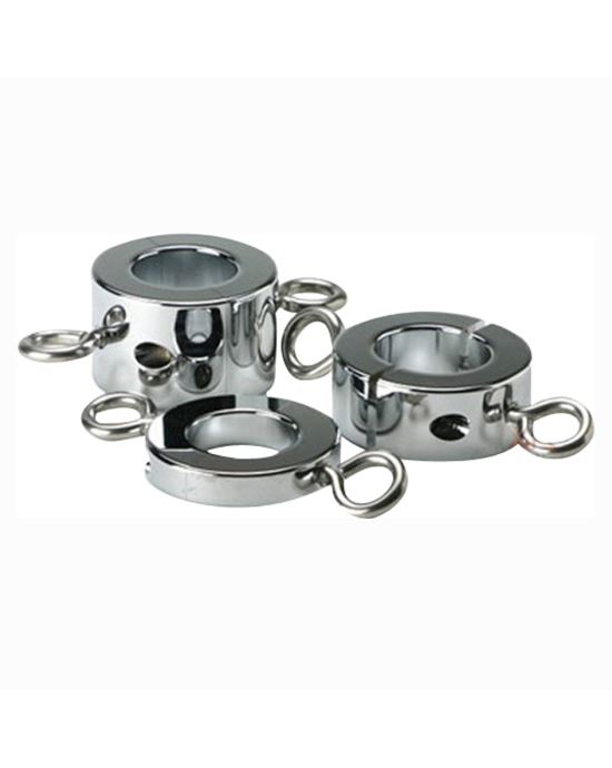 Locking Metal Cock Ring Large