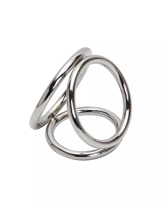 Triple Rings Cock & Ball Ring