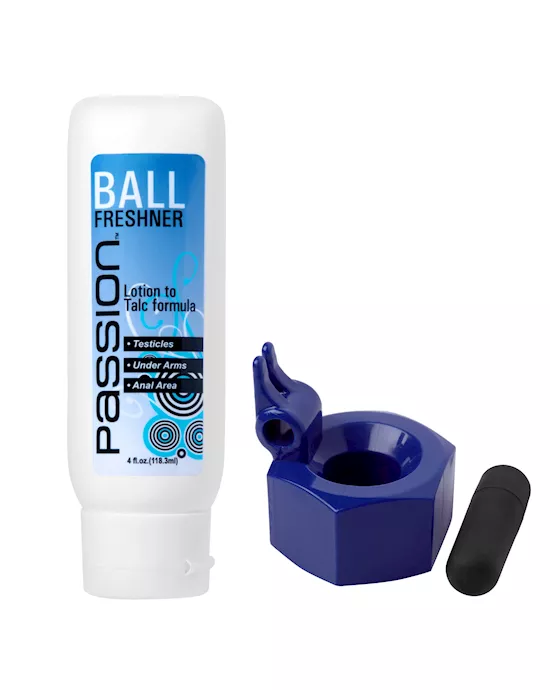 Vibrating Cock Ring with Free 4oz Ball Freshner
