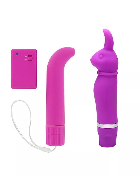 Pocket Rabbit with Free Remote G-Spot Vibe