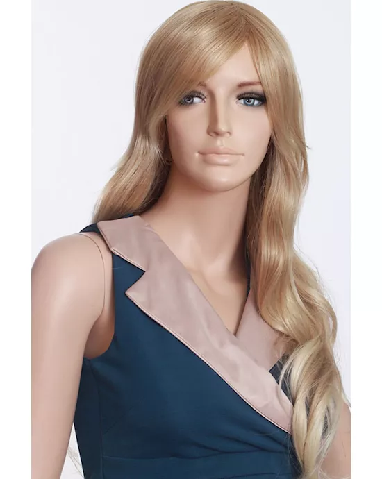 Golden Fluffy Long Curly Blonde Wig