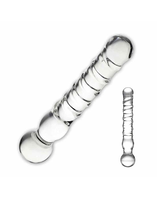 Glas Joystick Clear Glass Dildo