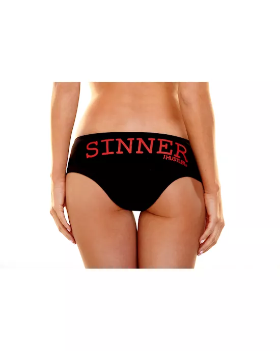 Sinner Screen Print Booty Short