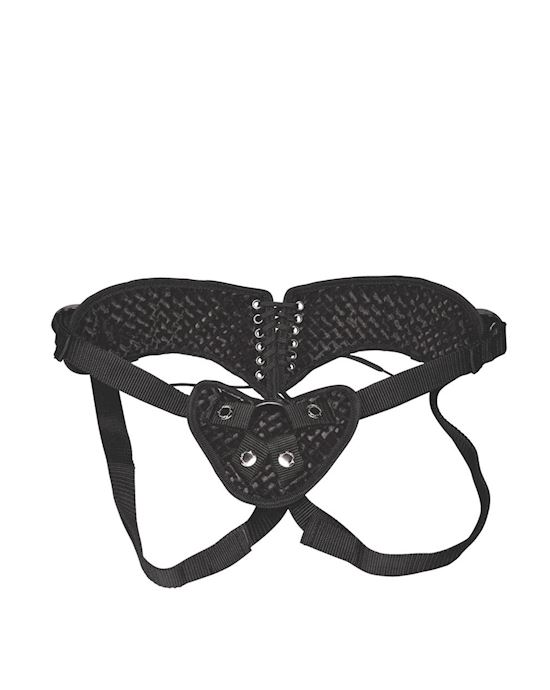 Diamond Velvet Strap-on Corset