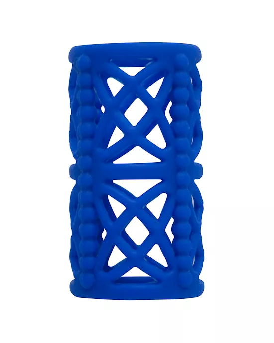Simply Silicone Cock Cage Midnight Blue