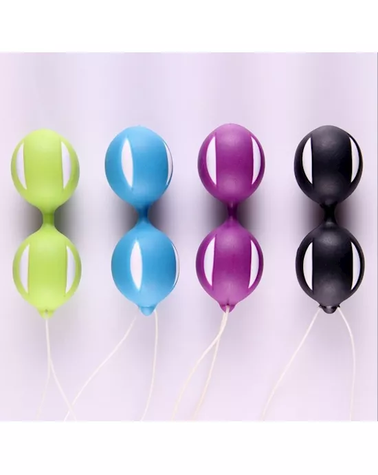 Black Silicone Duo Love Balls