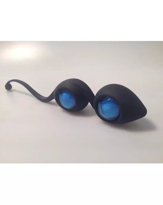 Tantalising Duo-Toned Love Balls Black Blue