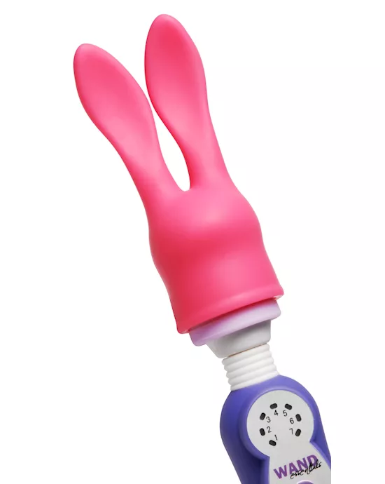 Silicone Bunny Attachment for Small Wand Massagers