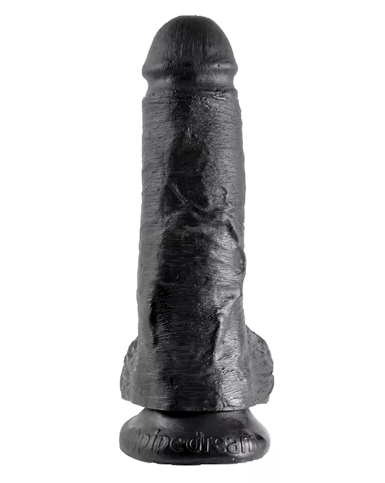 King Cock Suction Cup Dildo with Balls