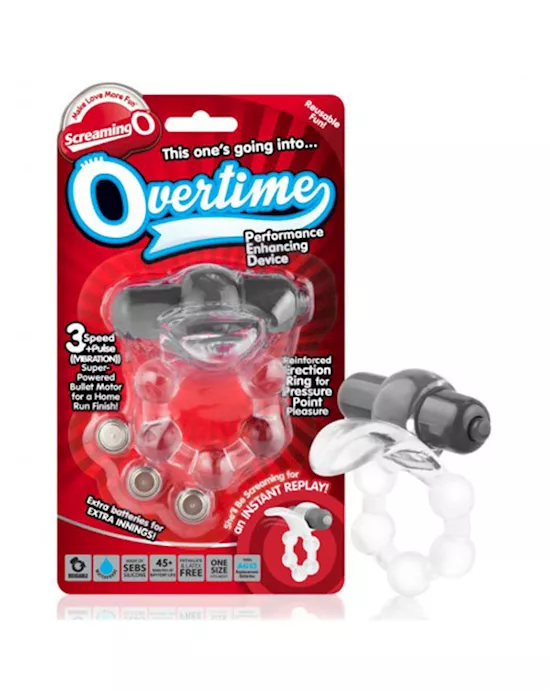 Overtime Vibrating Cock Ring by Screaming O