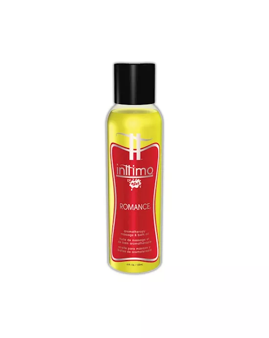 Inttimo by Wet Aromatherapy Massage and Bath Oil Romance 4oz