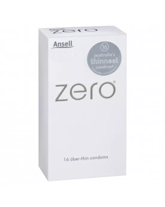 Ansell Lifestyles Zero Uber Thin 16s Condoms
