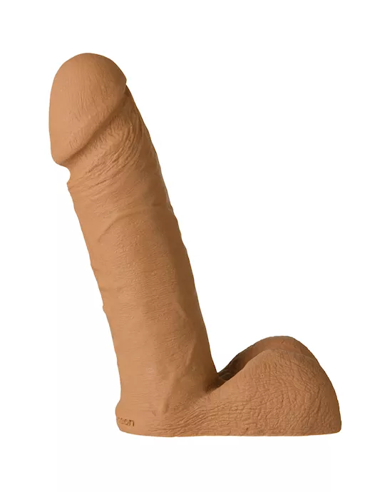 Vac-U-Lock Platinum The 6 Inch Realistic Cock With Supreme Harness