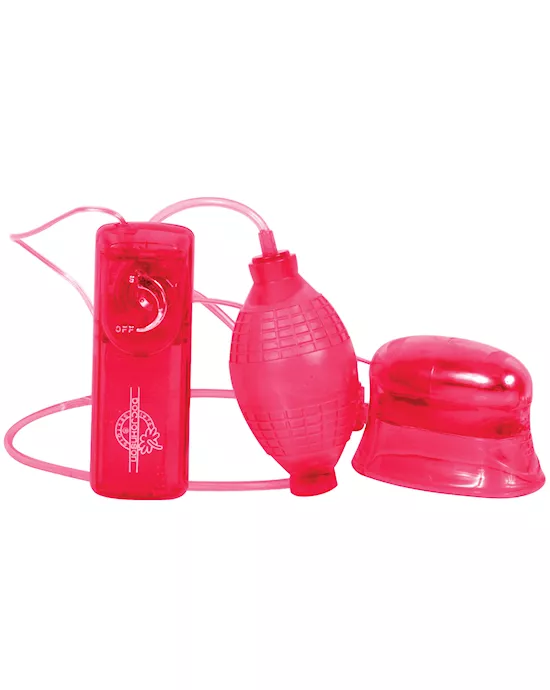 Pucker-Up Vibrating Clitoral & Vaginal Pump