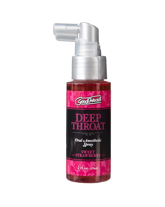 Goodhead Deep Throat Spray Sweet Strawberry