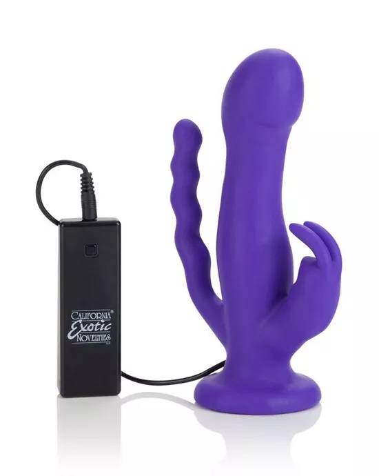 10-Function Silicone Love Rider Triple Rider