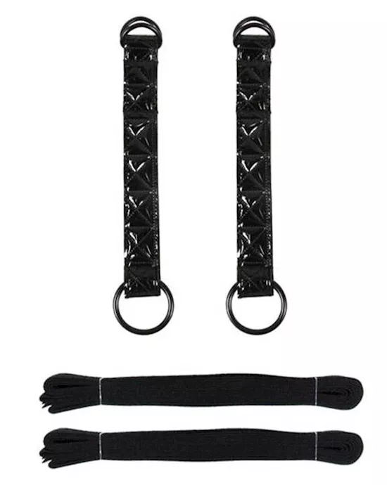 Sinful Bed Restraint Straps Black