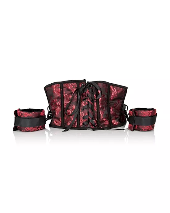 Scandal Corset With Cuffs