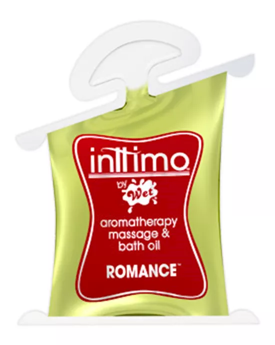 Inttimo by Wet Aromatherapy Massage And Bath Oil Romance 10ml Pillow Pack