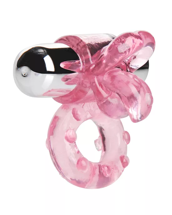 Lick Her Pierced Tongue Vibrating Cock Ring