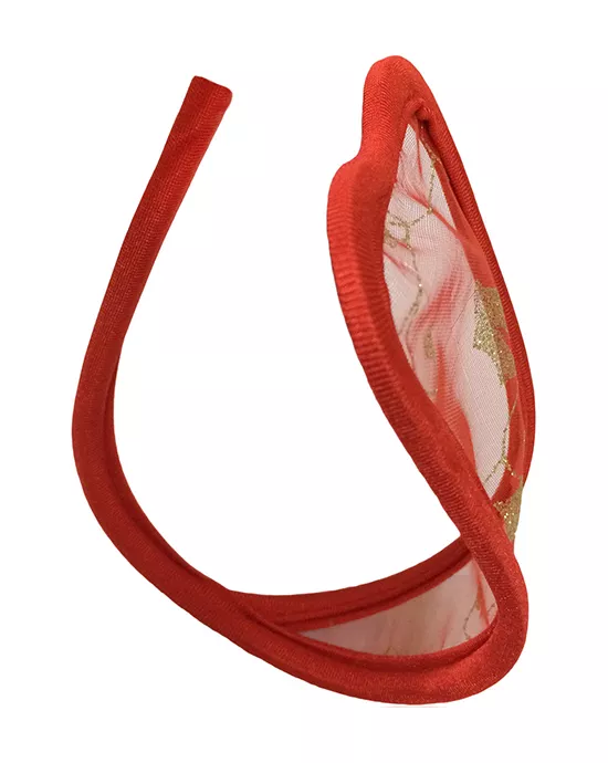Sparkling Glitter Patterned C-String