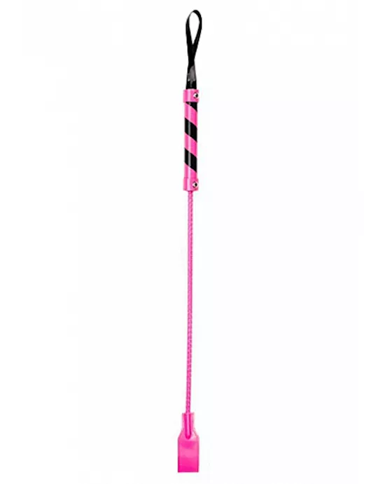 Cube Tipped Crop PVC Pink Black