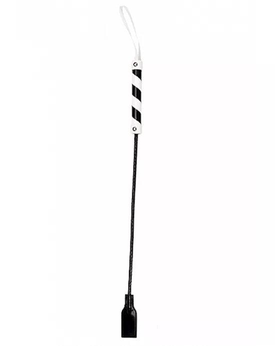 Cube Tipped Crop PVC Black White