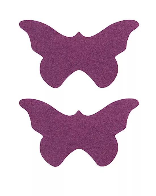 Nipple Sticker Butterfly Purple