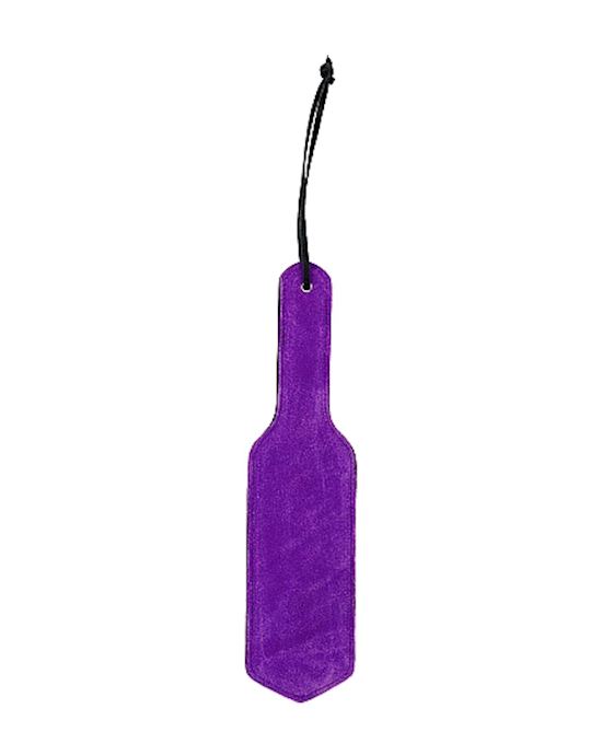 Paddle Leather And Suede Purple