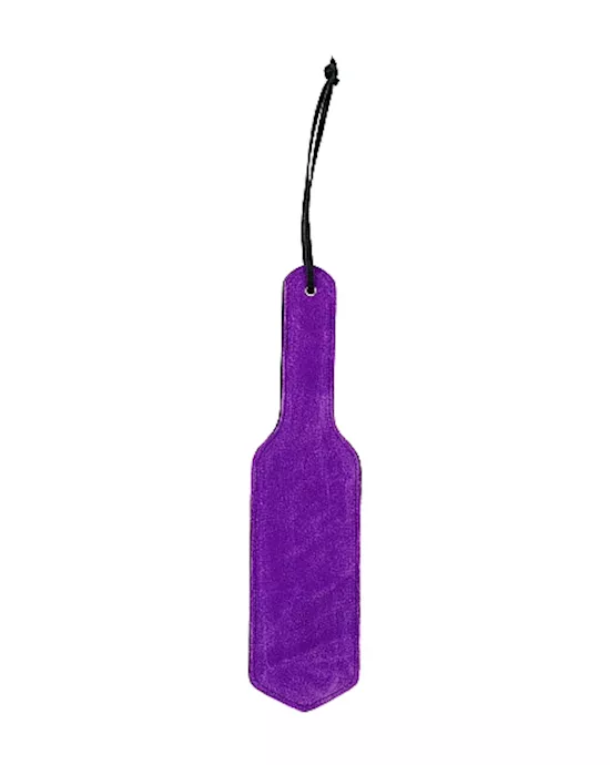 Paddle Leather and Suede Purple