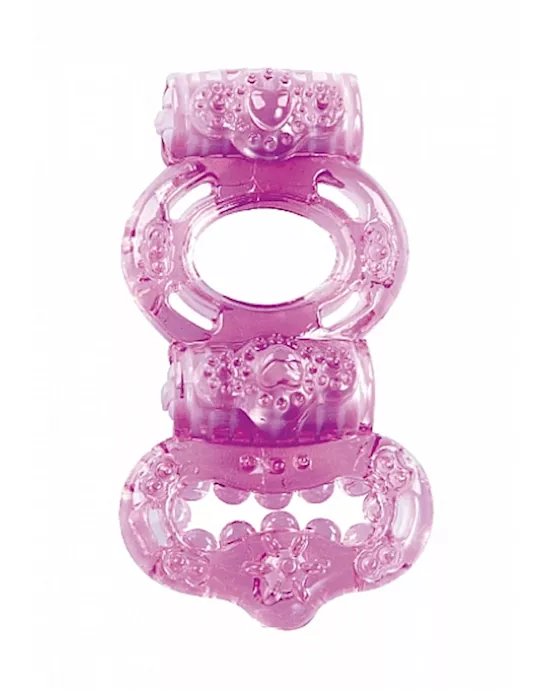 Double Vibrating Twin Ring