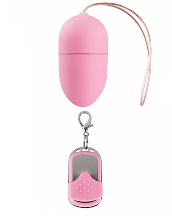 10 Speed Remote Vibrating Egg Medium Pink