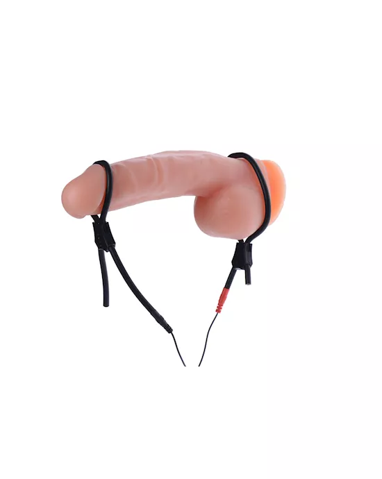 Vigor II Cock and Ball Ties and Frenum Electro Stimulator