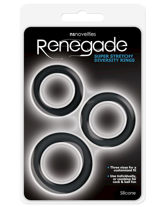 Renegade Diversity Rings Black