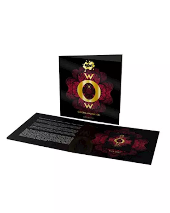 WOW Clitoral Gel Sample Pouch