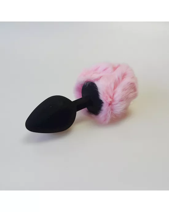 Fluffy Bunny Silicone Butt Plug