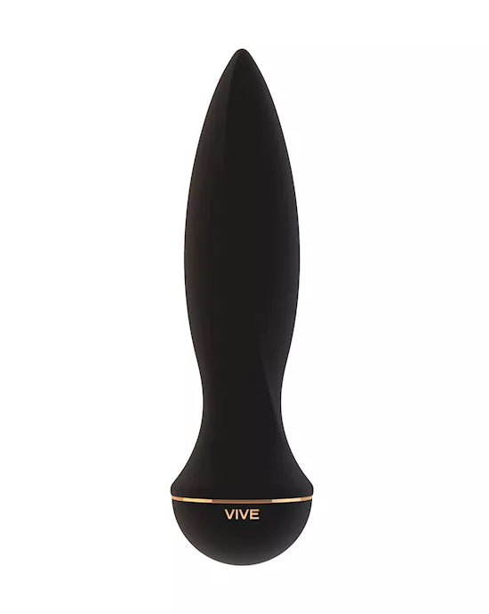 Aki Black Vibrating Anal Plug