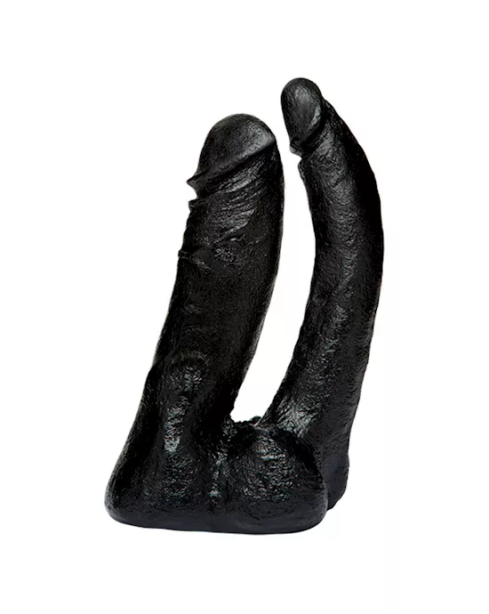 Vac-u-lock Codeblack - 6 Inch Double Penetrator