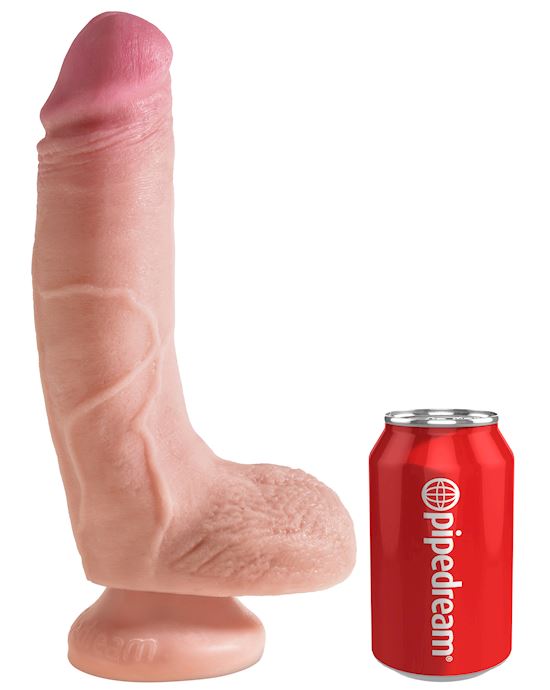 King Cock Plus 8 Dual Density Cock W Balls
