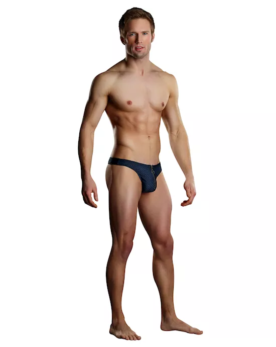 RADICAL SPORT ZIP THONG GREY