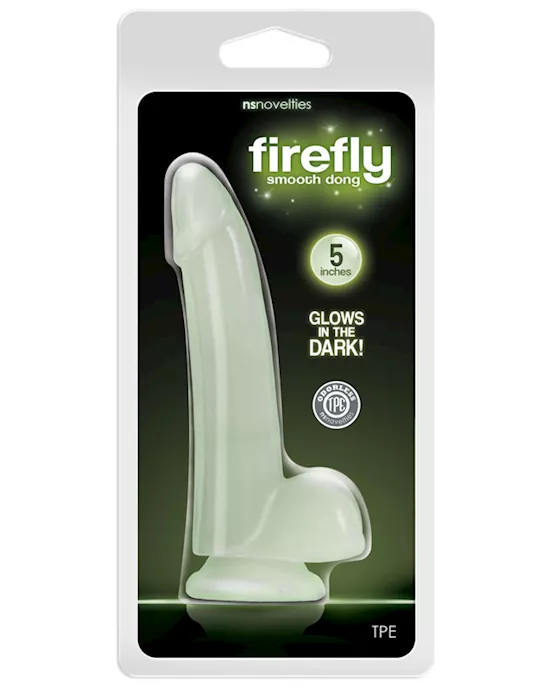 Firefly Smooth Glowing Dong 5 in Clear