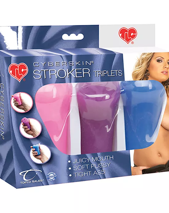 TLC CyberSkin Stroker Triplets