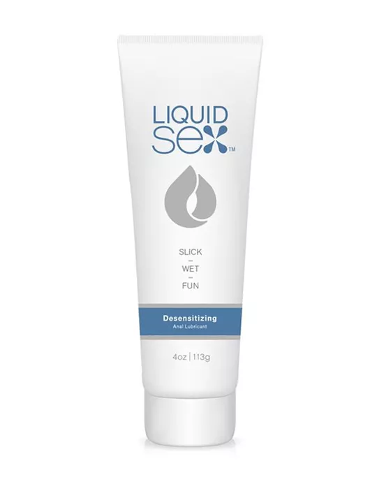 Liquid Sex Desensitizing Anal Lube 4 oz 113 g Tube