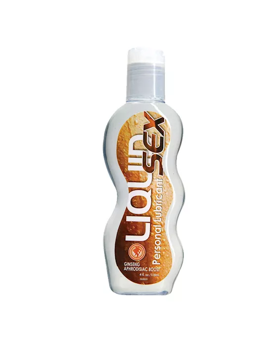 Liquid Sex Ginseng Boost Lube 4 fl oz 118 ml Bottle