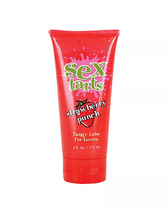 Sex Tarts Lube Strawberry Punch 2 fl oz 59 ml Tube
