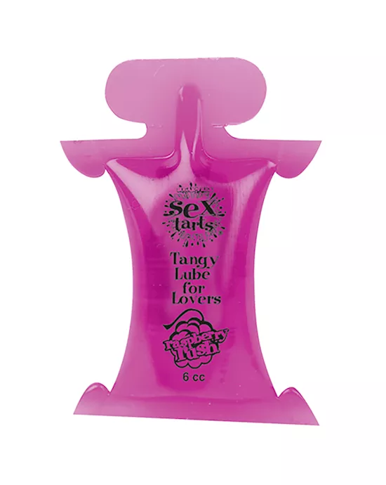 Sex Tarts Lube Raspberry Rush 6 cc 6 ml Pillow Pack