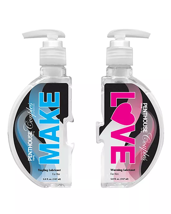 Penthouse Couples Collection Make Love Warming and Tingling LubricantTwo 5 fl oz 147 ml Bottles