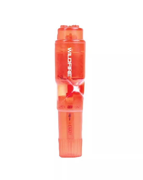 Wildfire Rock-In Waterproof Massager Bright Red